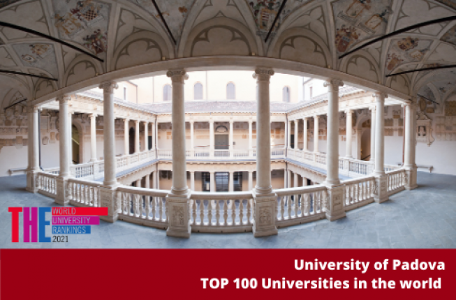 Collegamento a THE Impact Ranking places the University of Padova among the top 100 universities in the world