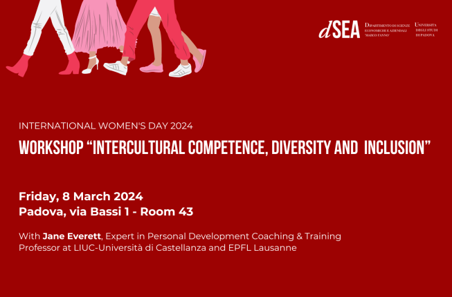 Collegamento a 8 marzo: Workshop “Intercultural Competence, Diversity & Inclusion'