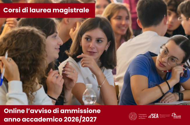 Collegamento a Online l'avviso di ammissione per i corsi di laurea magistrale